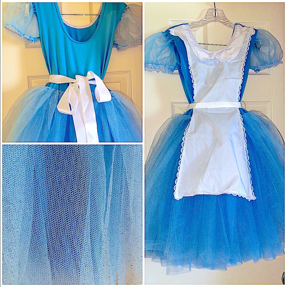 Women’s/Girls Alice costume. Size Adult S/M.